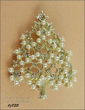 Signed Eisenberg Ice Christmas Tree Pin (#J825) - $48.00