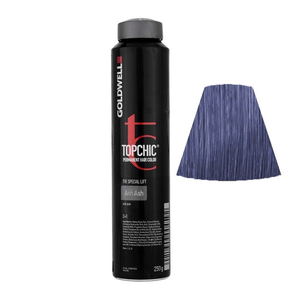 Goldwell Topchic Permanent Hair Color Can 8.6 oz Ash Ash 2+1 The Special Lift - $26.32