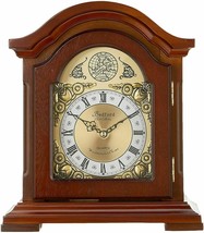 Bedford Clock Collection Redwood Mantel Clock with Chimes - $105.92