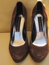 Steven by Steve Madden Brown Pumps with Teal Heels Size 6 1/2 - $29.00