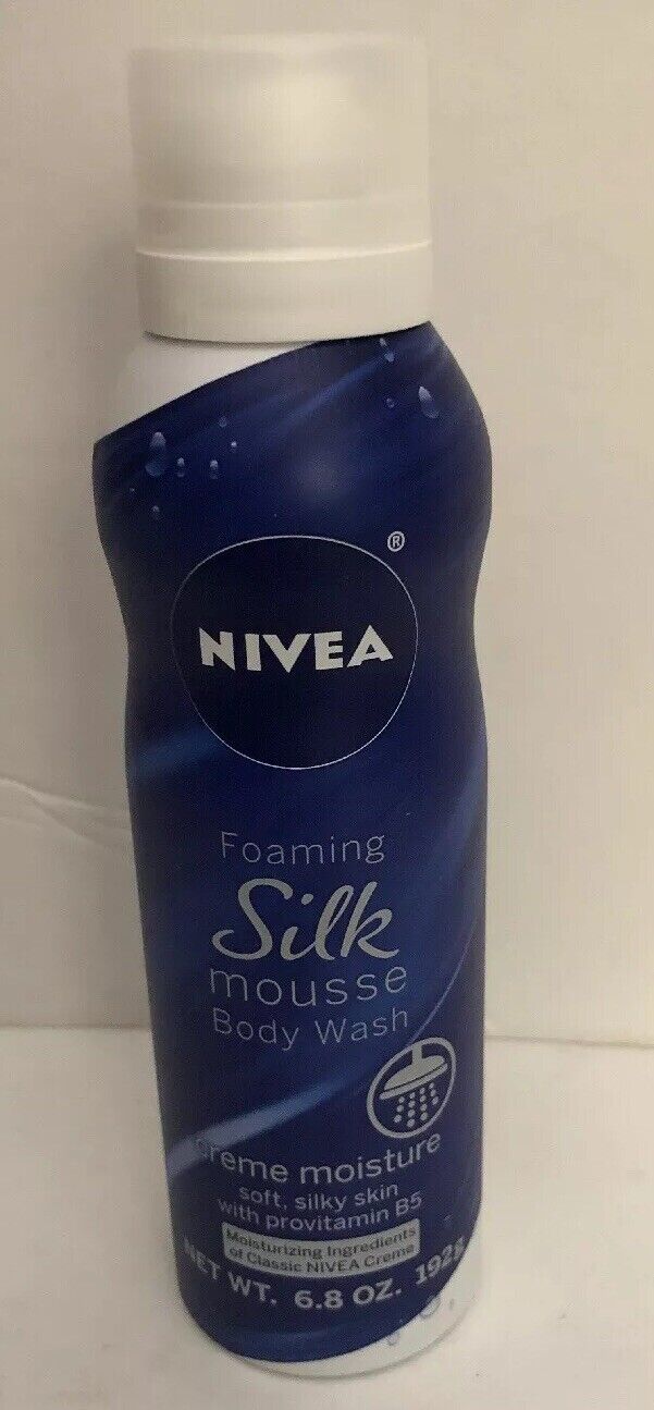 Nivea Foaming Silk Mousse Body Wash Moisturizer 6.8oz Body Washes