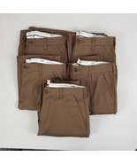 (5) UPS WearGuard Brown Twill Uniform Pants 30x32 Polyester Cotton Blend... - $115.99