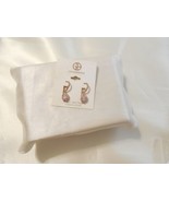 Giani Bernini 1.5"18k Rose Gold/ S.Silver Cubic Zirconia Drop Earrings H143 $120 - $62.39