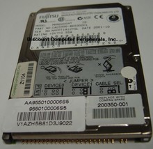 20GB 2.5" IDE MHN2200AT 44pin 9.5mm Drive Fujitsu Tested Good Our Drives Work