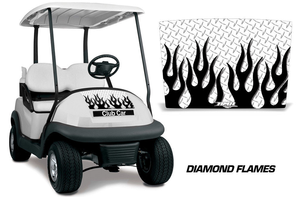 Club Car Precedent i2 Golf Cart Hood Graphic Kit Wrap Decal 0813