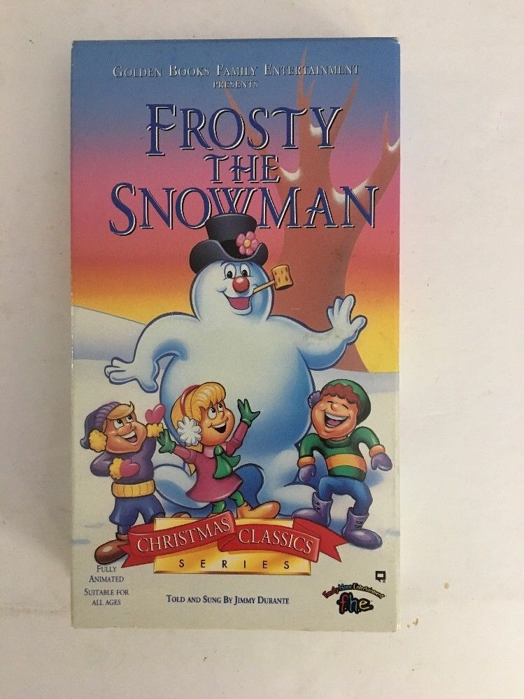 Frosty The Snowman(VHS 1993)Golden Books-TESTED-RARE VINTAGE ...