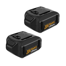 2Pack 4.0Ah 20Volt Lithium Wa3520 Replacement For 20V Battery Wg151S,  - $77.99