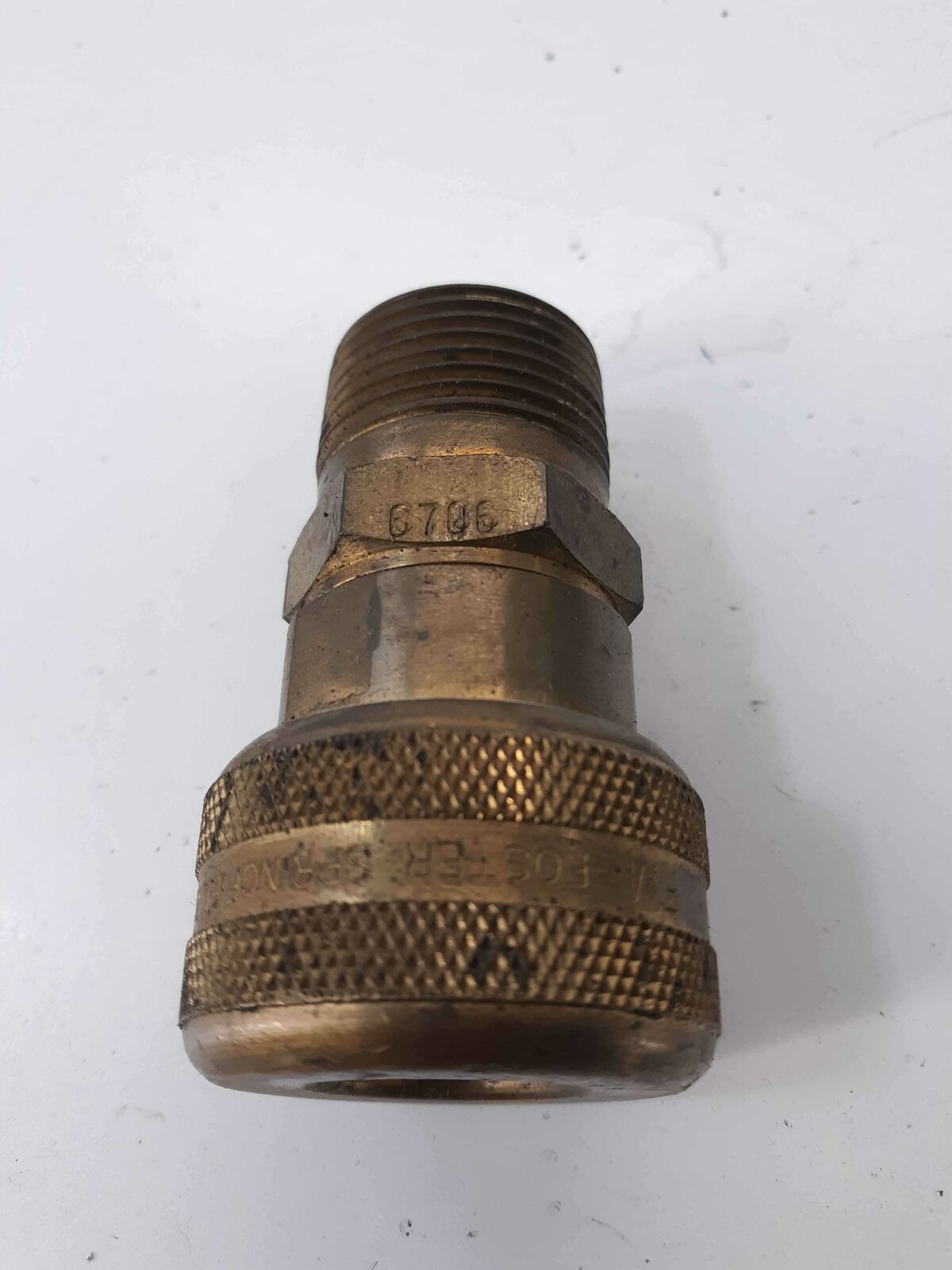 Foster 3/4 Male NPT 3/4" Quick Connect Coupler Brass Air Hose Fittings ...