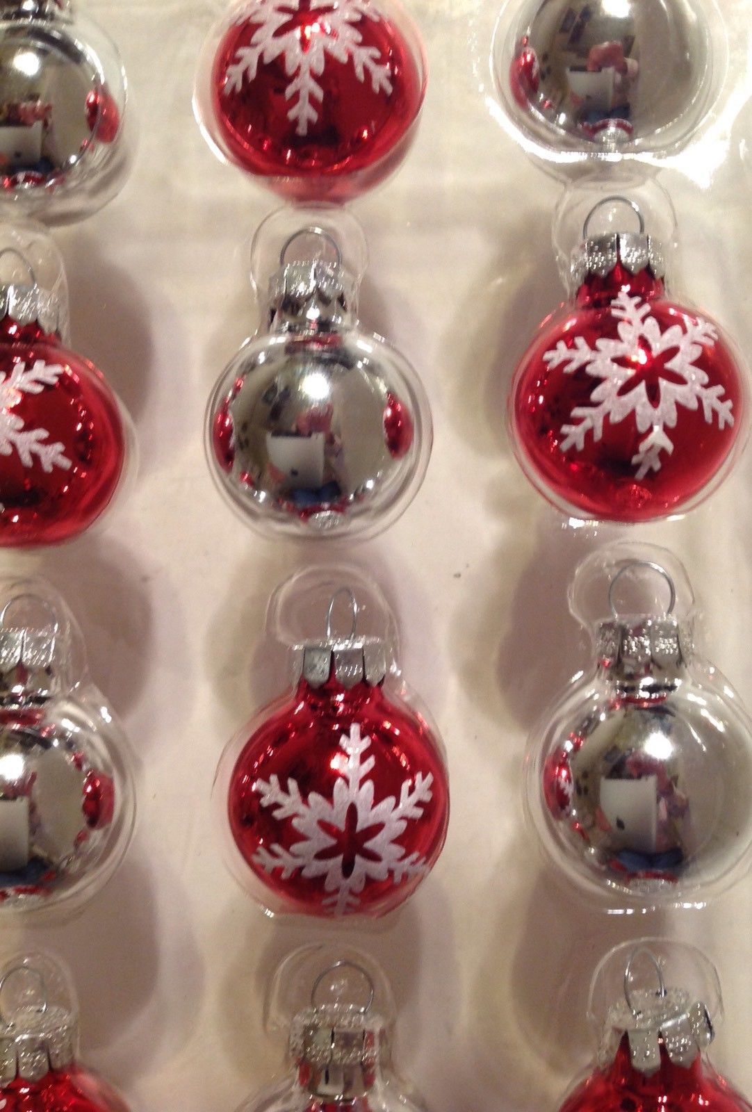 Christmas Ornament Set Mini Blown Glass 20 and 50 similar items
