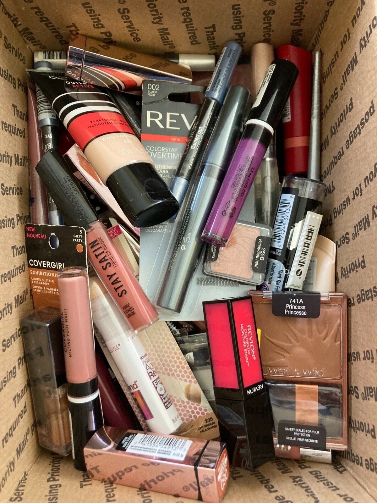 Wholesale Bulk Cosmetics LIGHT skin tones 25 pieces Covergirl Maybelline Rimmel - $36.25