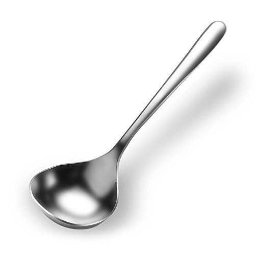 Qualizon 18/8 Stainless Steel Heavy Duty Deep Soup Spoon - B Type 7 ...