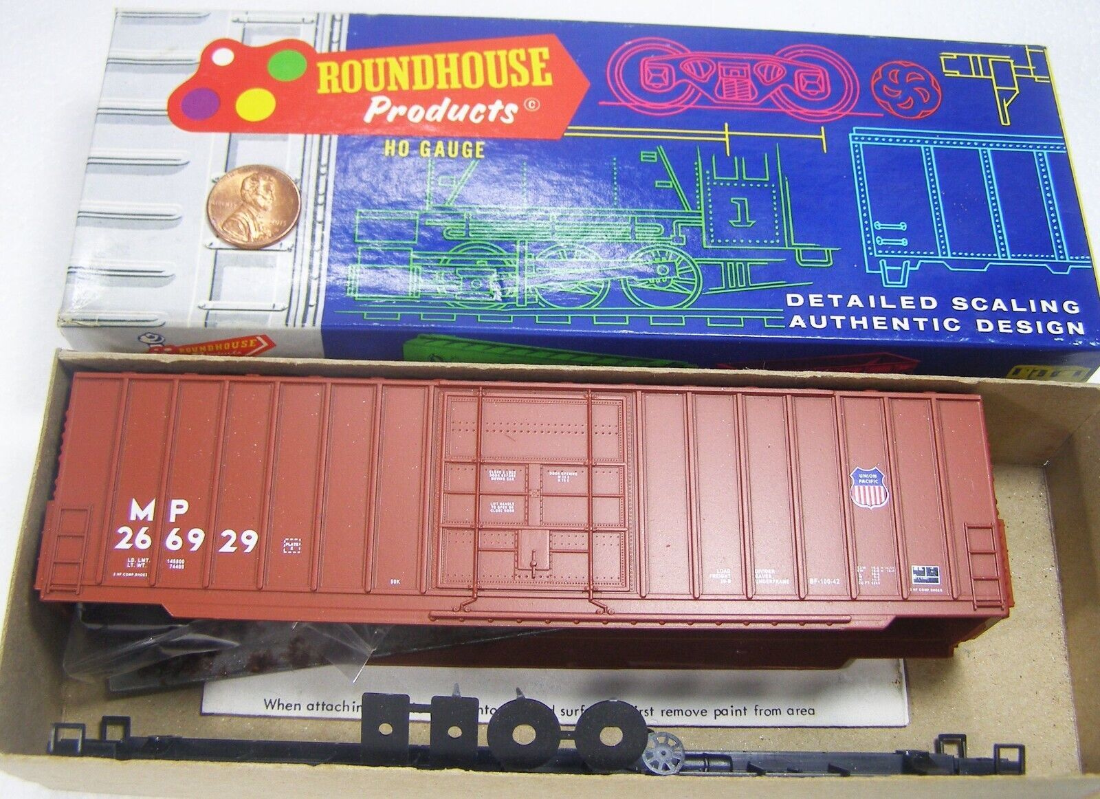 Roundhouse HO Scale Model Train Car NMRA 60th Anniversary Car WIP Union
