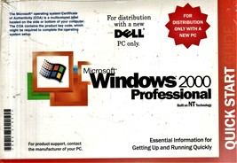 Microsoft Windows 2000 Professional - PC Software - $14.00