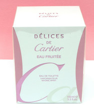 Delices De Cartier Eau Fruitee By Cartier EDT Spray 3.3 oz New in Sealed... - $176.21