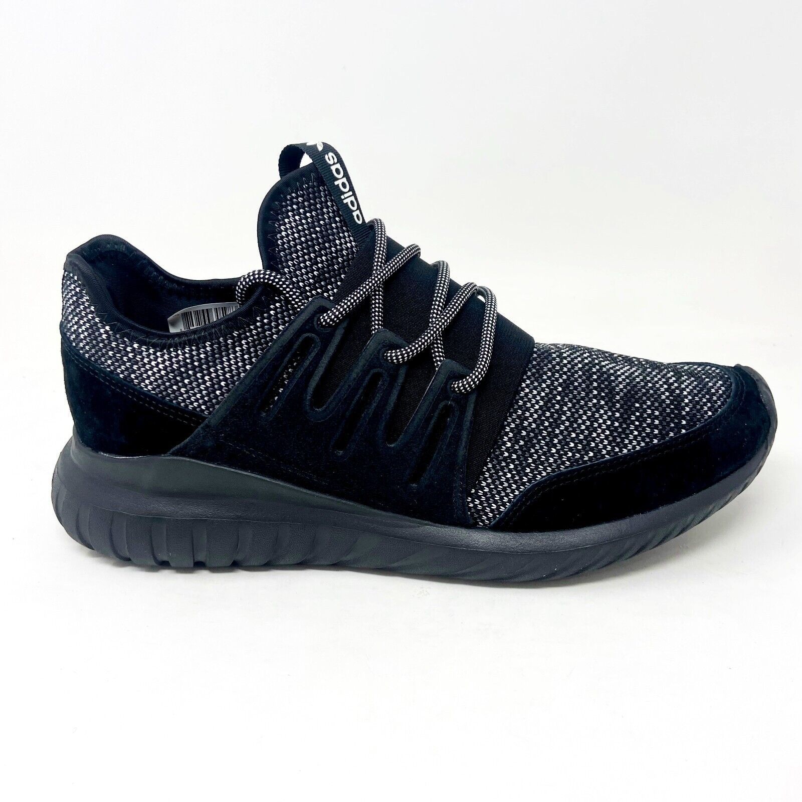 Adidas Originals Tubular Radial Black Gray Mens Casual Sneakers BB2394