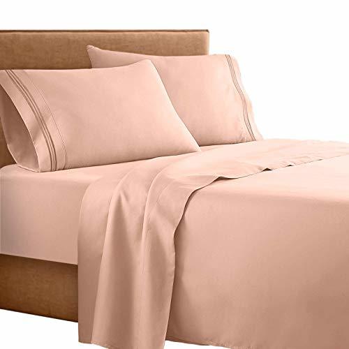 Clara Clark Superior Bed Sheet Set Double Brushed Microfiber 4Piece
