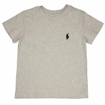 Polo Ralph Lauren Kid&#39;s H.Cream - Maroon Pony Round Neck S/S T-Shirt (S09) - $12.24