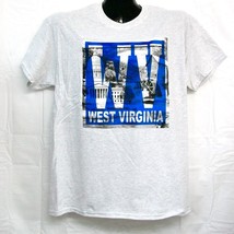 West Virginia The Mountain State Collage Tee Shirt Multi Colors - $11.57