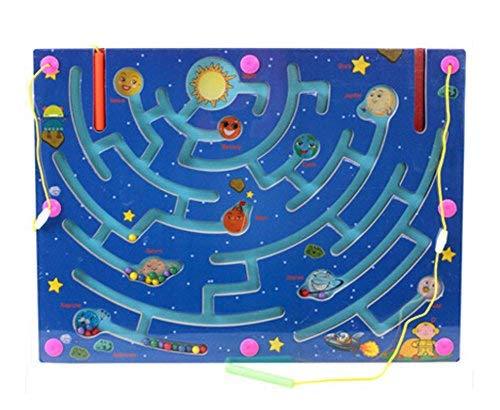 PANDA SUPERSTORE Lovely Colorful Magnetic Maze Kids Educational Toys Maze Toys(N