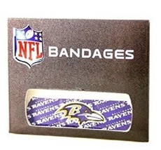 NFL Baltimore Ravens Team Bandages - Box of 40 Standard Size Band Aids - $6.88