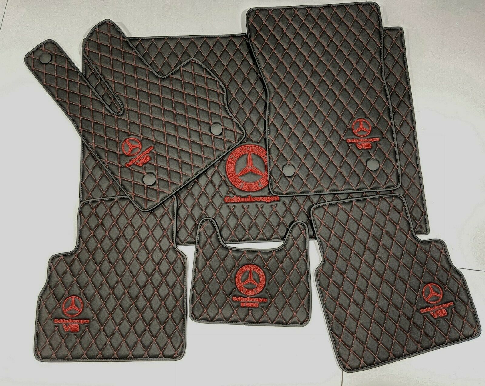 2019 Mercedes G550, Amg G63 custom Eco Leather Floor Mats in Various
