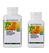 NUTRILITE AMWAY Lecithin-E Vitamin E Chewable Natural 150/270 tablets Fast Ship - $42.30