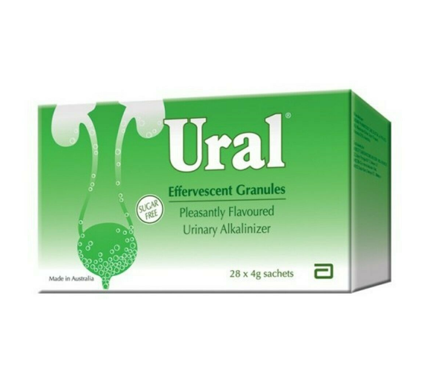 2 X Abbott Ural Effervescent Granules ( 28 Sachets X 4g) EXPEDITE SHIP ...