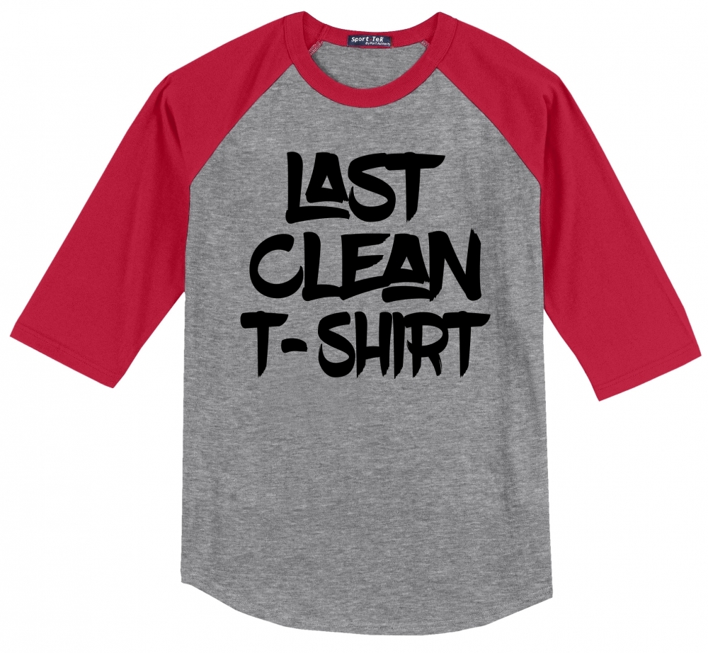 Image of Last Clean T Shirt Mens Raglan T
