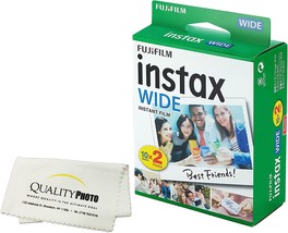 Fujifilm Instax Wide Instant Film 2 Pack (20 Exposures) For, And 210 Cameras …… - $39.99