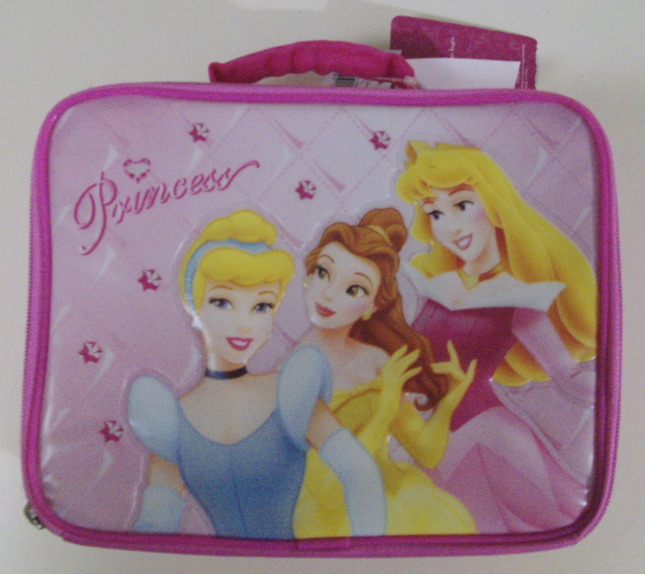 Disney Princess School Lunch Box Bag ( Cinderella Sleeping Beauty Belle ...