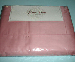 Sferra Elyse King solid Rose Pink Sheet Set 300TC Egyptian Cotton Sateen New - $379.90