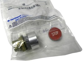 New Allen Bradley Ab Extended Head Red Stop Pushbutton Model 800EM-E402W - $14.99