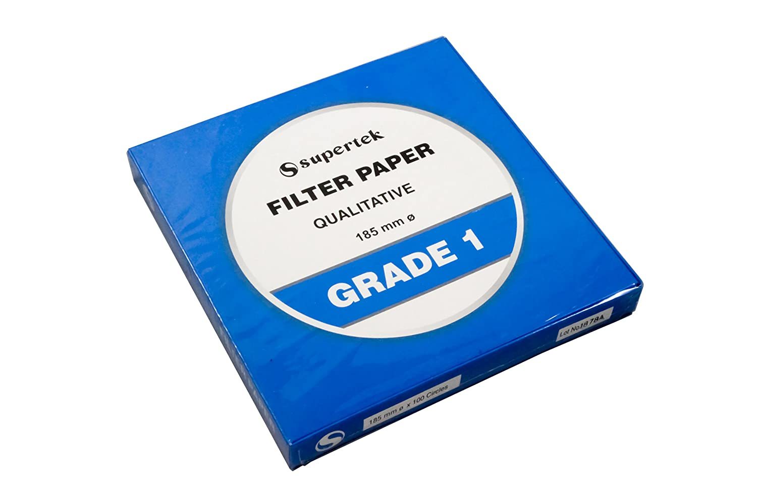100 Sheets Of Filter Paper, Grade 1, Qualitative, 185 Mm. Syringe Filters