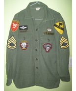 Reworked US Army Airborne Vietnam War Style Distressed Punk Uniform Shirt - $65.00
