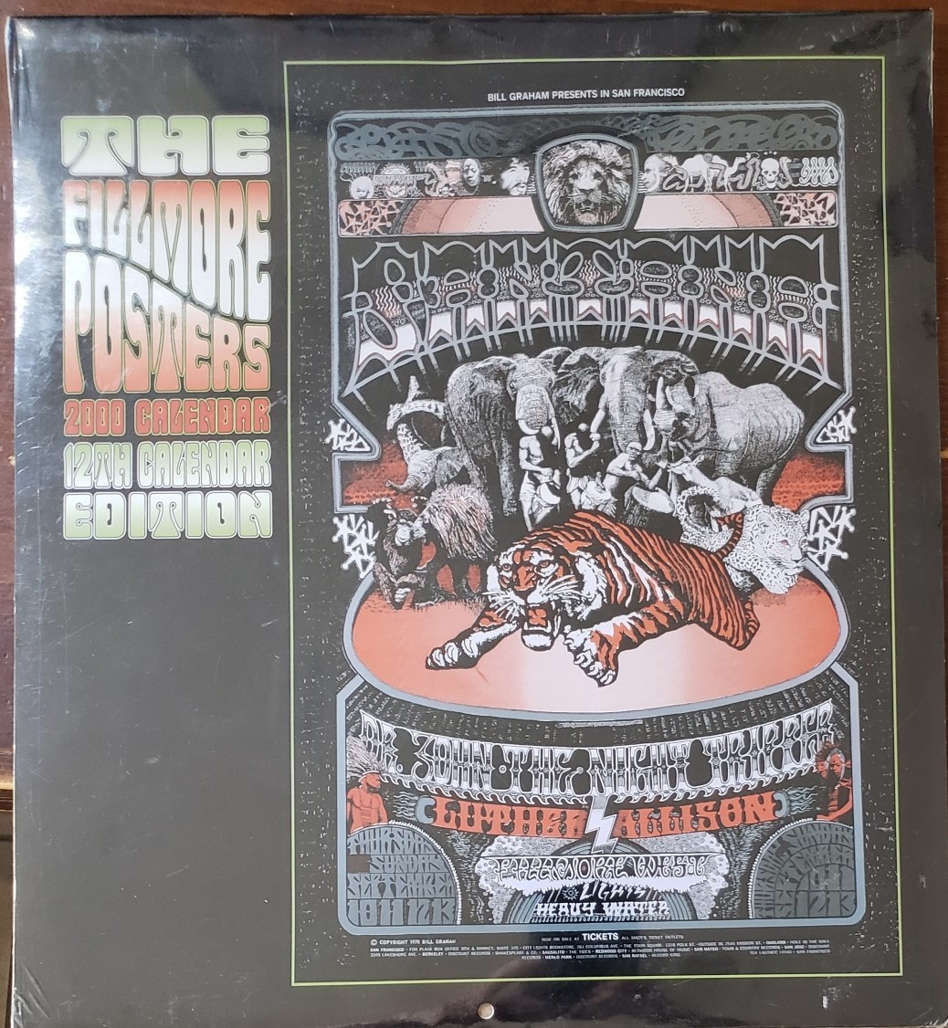 The Fillmore Posters 2000 calendar 12th and similar items