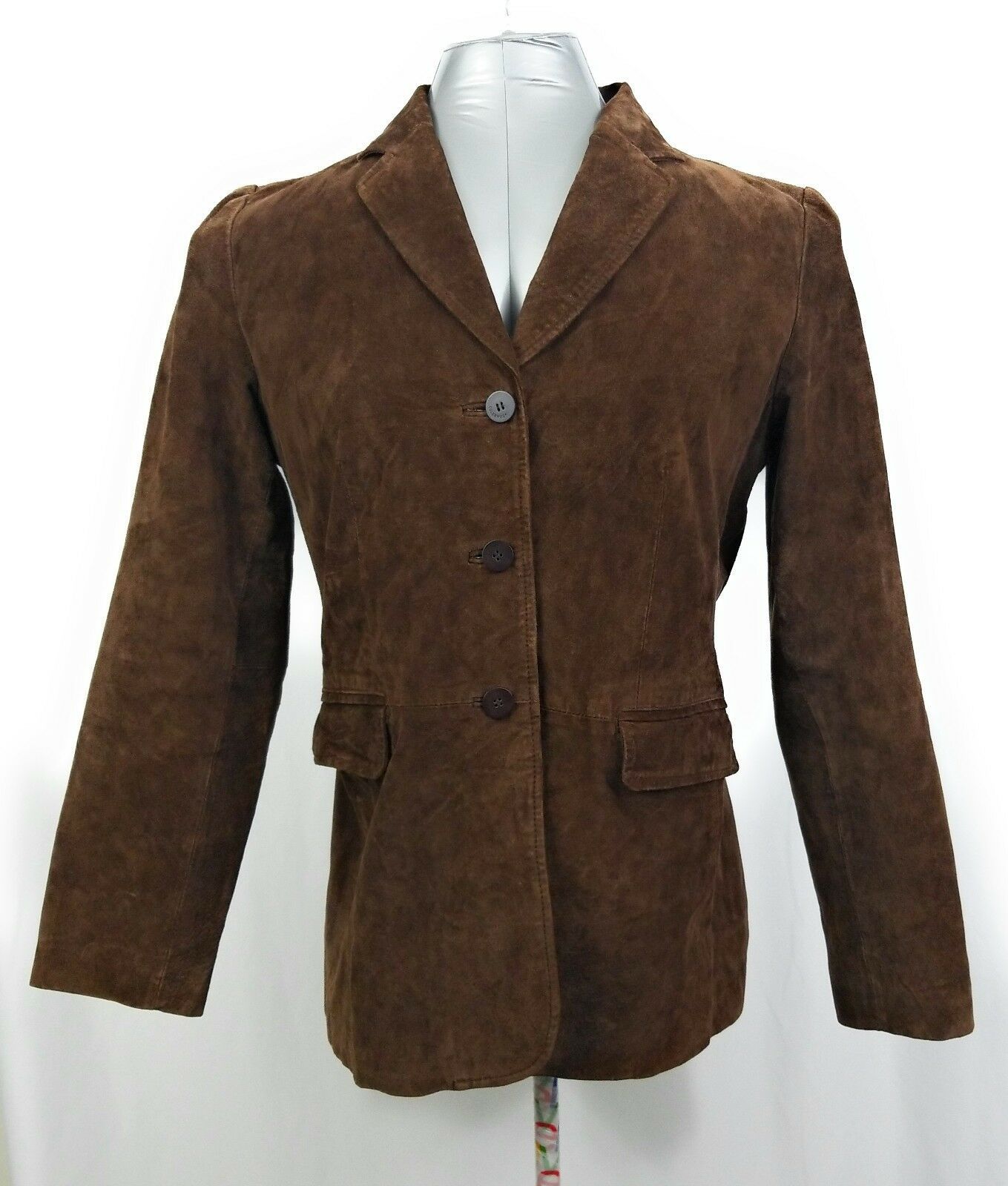 Colebrook Size L Large Leather Jacket Brown Womens Coat - Coats & Jackets
