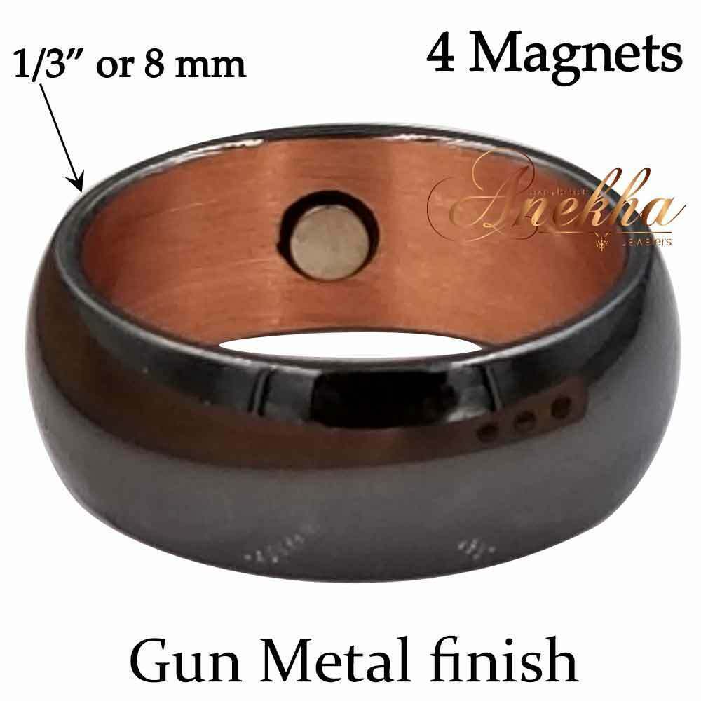 MAX THERAPY 4x3000G PURE SOLID COPPER MAGNETIC RING ARTHRITIS 9-10 MEN WOMEN CR1