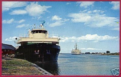 Primary image for CHEBOYGAN MICHIGAN Oil Tanker Ship Cutter Mackinaw MI