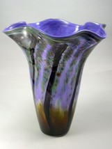 Whispering Willows Rosetree Art Glass Vase - $350.00