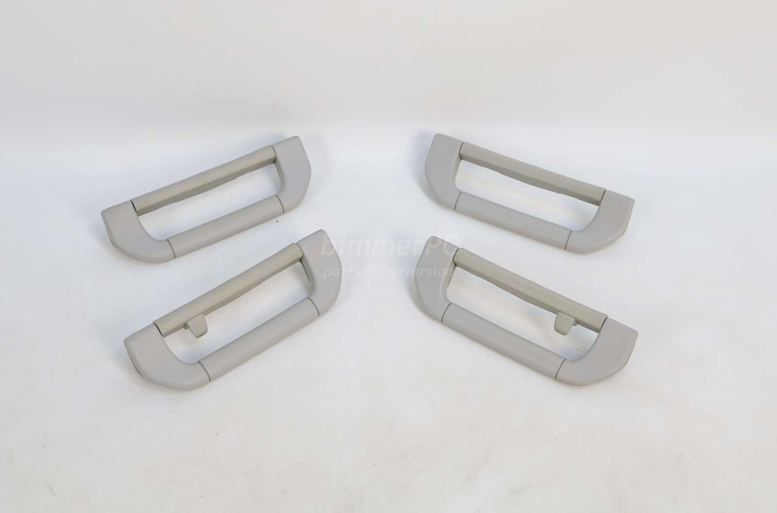 BMW E38 7Series Gray Upper Headliner Grab Handles Grey E39 E53 1995