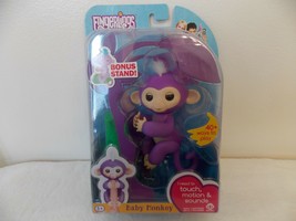 Fingerlings Mia Purple/White Hair Interactive Baby Monkey - $35.00