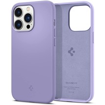 Spigen Silicone Fit Designed for iPhone 13 Pro Case (2021) - Iris Purple - $37.99