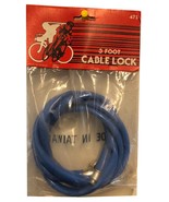 BICYCLE ANTI-THEFT CABLE- 3 FEET CABLE WITH LOCK AND KEY - $8.66