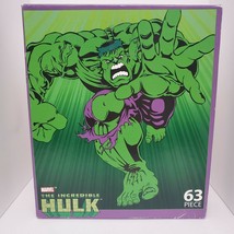 Marvel The Incredible Hulk Hulk&#39;s Comin! 63 Piece Puzzle 2003 Factory Ne... - $18.69