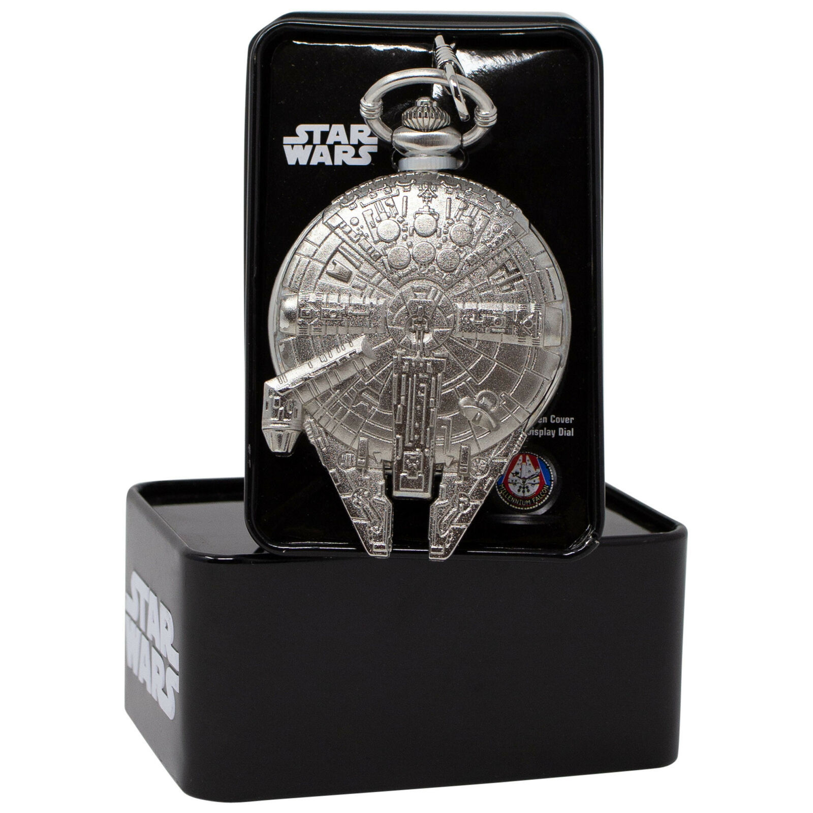 star wars millennium falcon silver coin