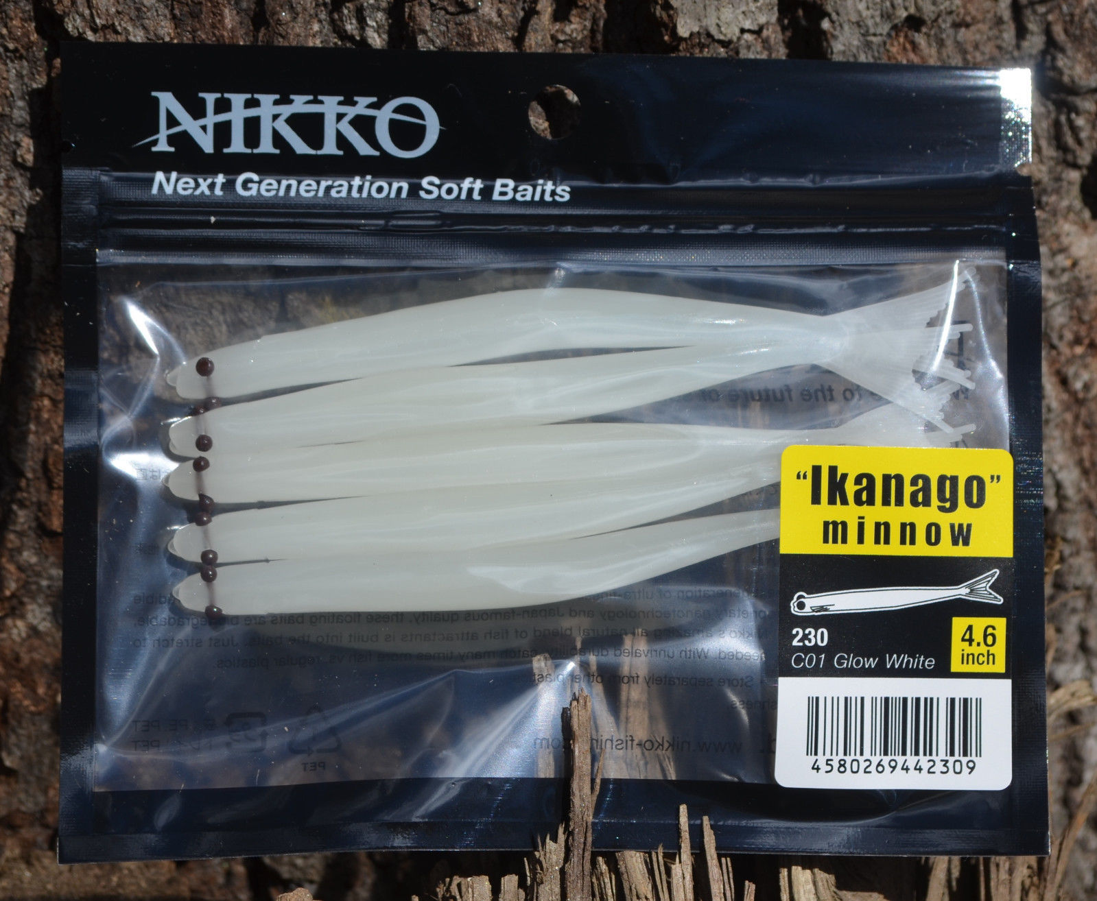 scented degradable Nikko ZaZa 4.6/" fluke minnow floating