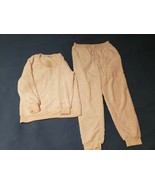 NEW Angels soft winter plush Pajamas Set PJs pink hearts sleepwear top &amp;... - $29.69