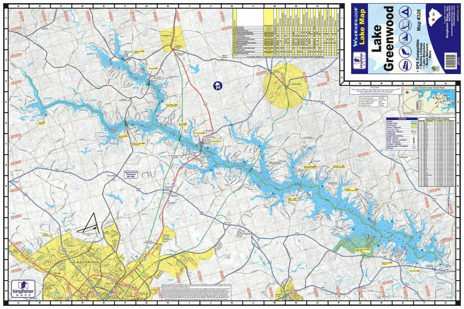 Lake Greenwood SC Map: Explore the Jewel of South Carolina | Paraiso Island