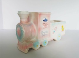 Vintage NAPCO sleepytime express ceramic train engine nursery planter - $24.99