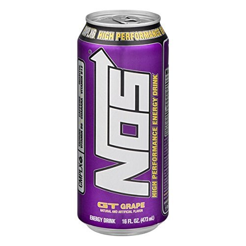 NOS High Performance Energy Drink - Grape - 16fl oz Pack of 16 - Energy ...